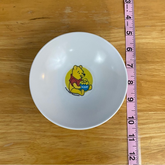 Vintage 1970s Winnie the Pooh Plastic Cup and Bowl Mid-Century - Picture 2 of 7